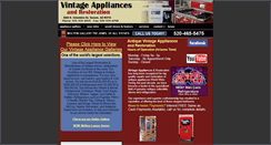 Desktop Screenshot of antiquevintageappliances.com